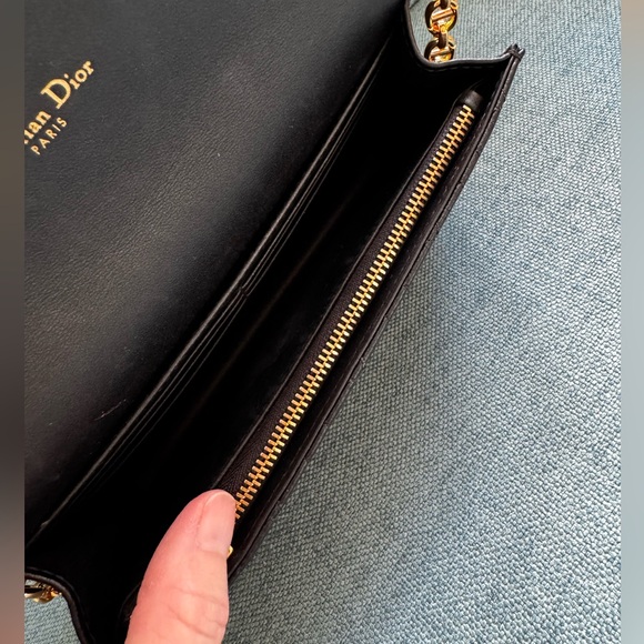Authentic Black Dior Caro Pouch with Chain (only wore once!) - Picture 17 of 17